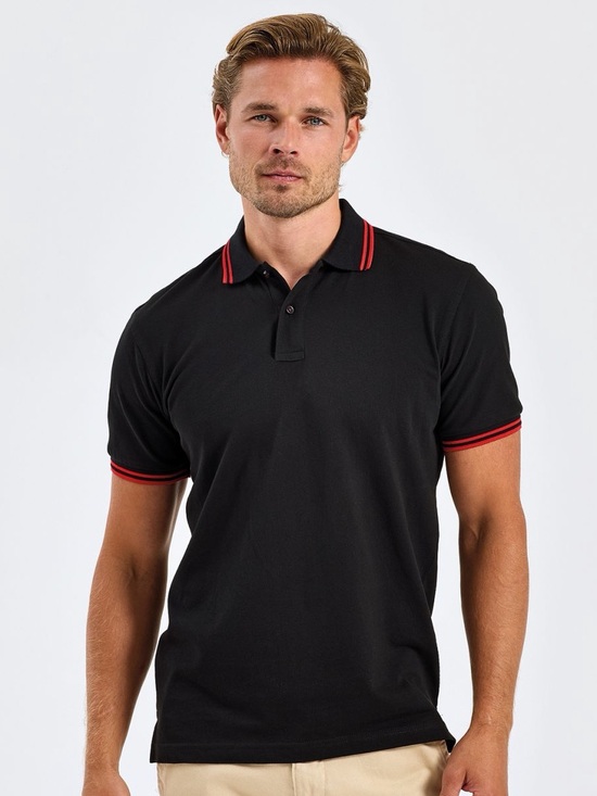 Amazon Other - Men's Classic Fit Tipped Polo Shirt